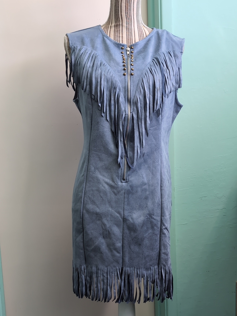 NEW Western Fringe Dress Sz  12/14